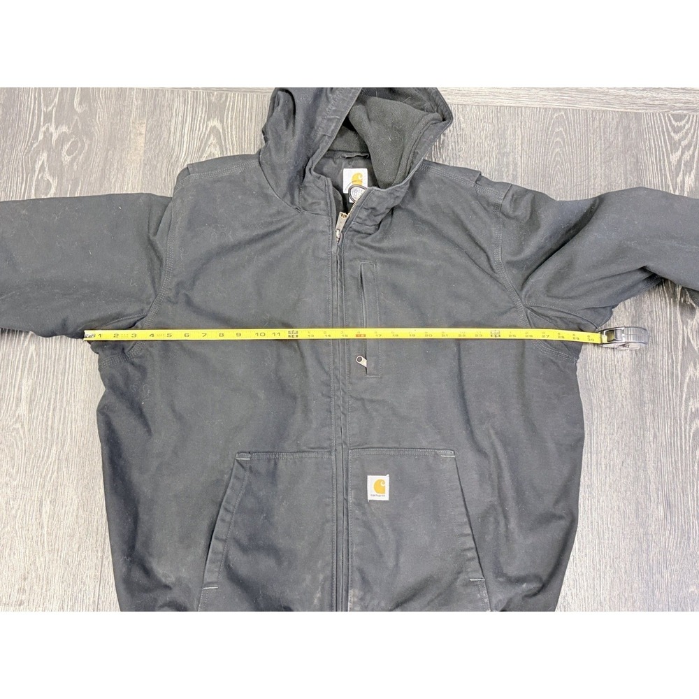 Carhartt Full Swing Armstrong Black Active Jacket Fleece Men's Size 2XL Tall - Picture 12 of 16